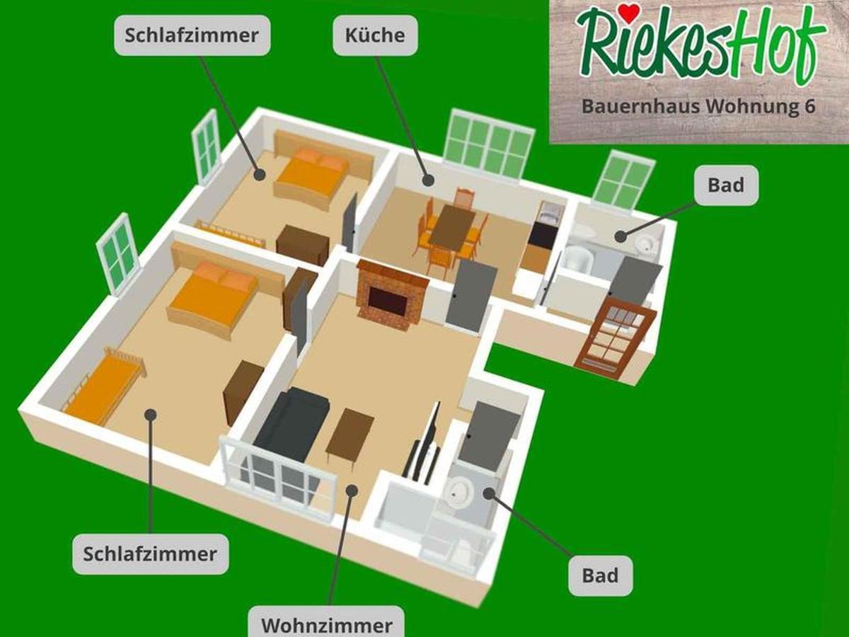 Riekeshof Apartment Шмаленберг Екстериор снимка