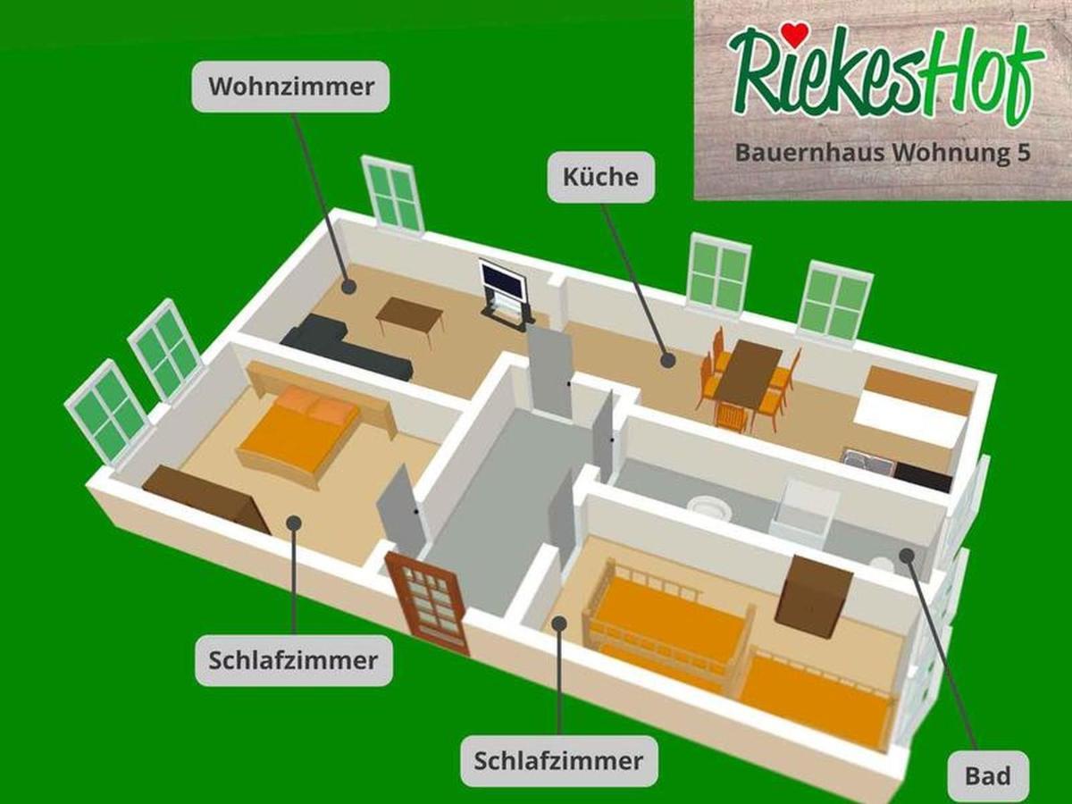 Riekeshof Apartment Шмаленберг Екстериор снимка